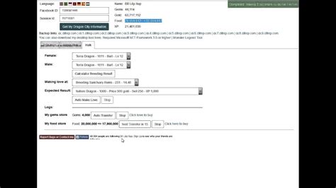 How to transfer Gem and Food in Dit Lep Xep Tool .